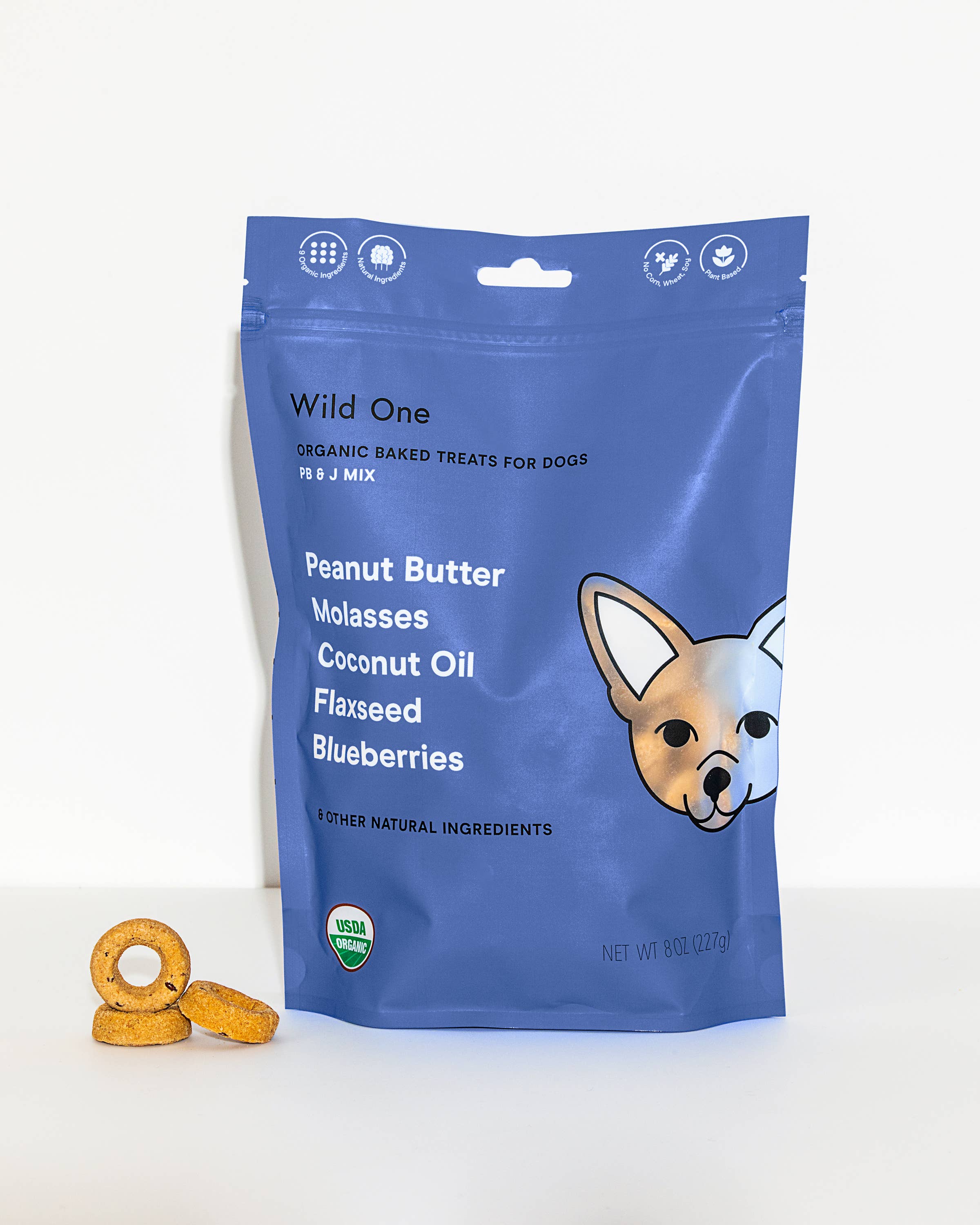 Image of Wild One - Organic PB&J Vegan Baked Dog Treats
